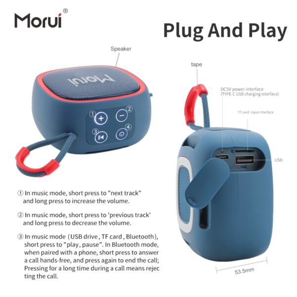 Morui Bluetooth Speaker (MS-02)