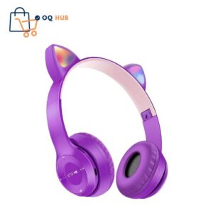 P47M Cat Ear Wireless Headphones