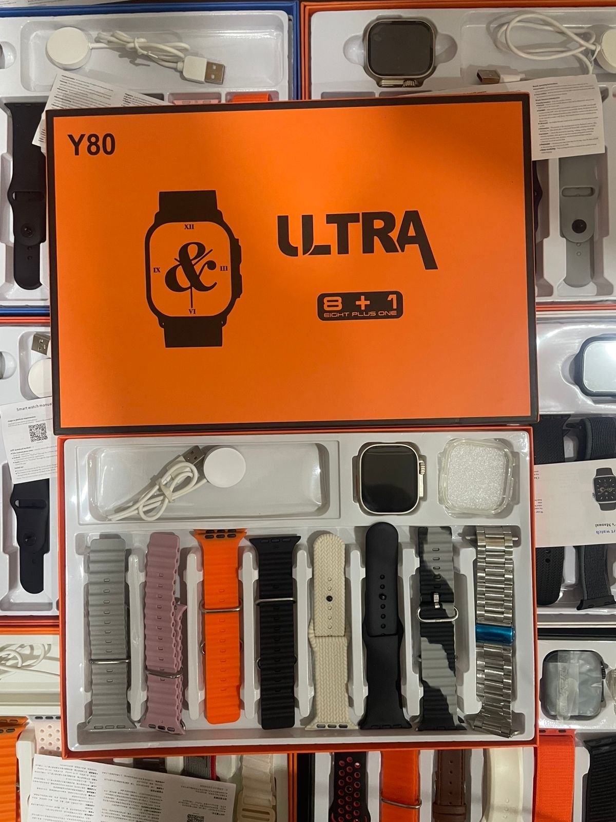 Y80 Ultra 8 in 1 Smart watch