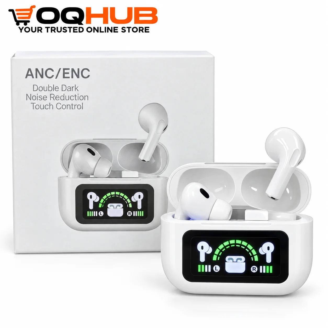 Display Screen Wireless Earbuds