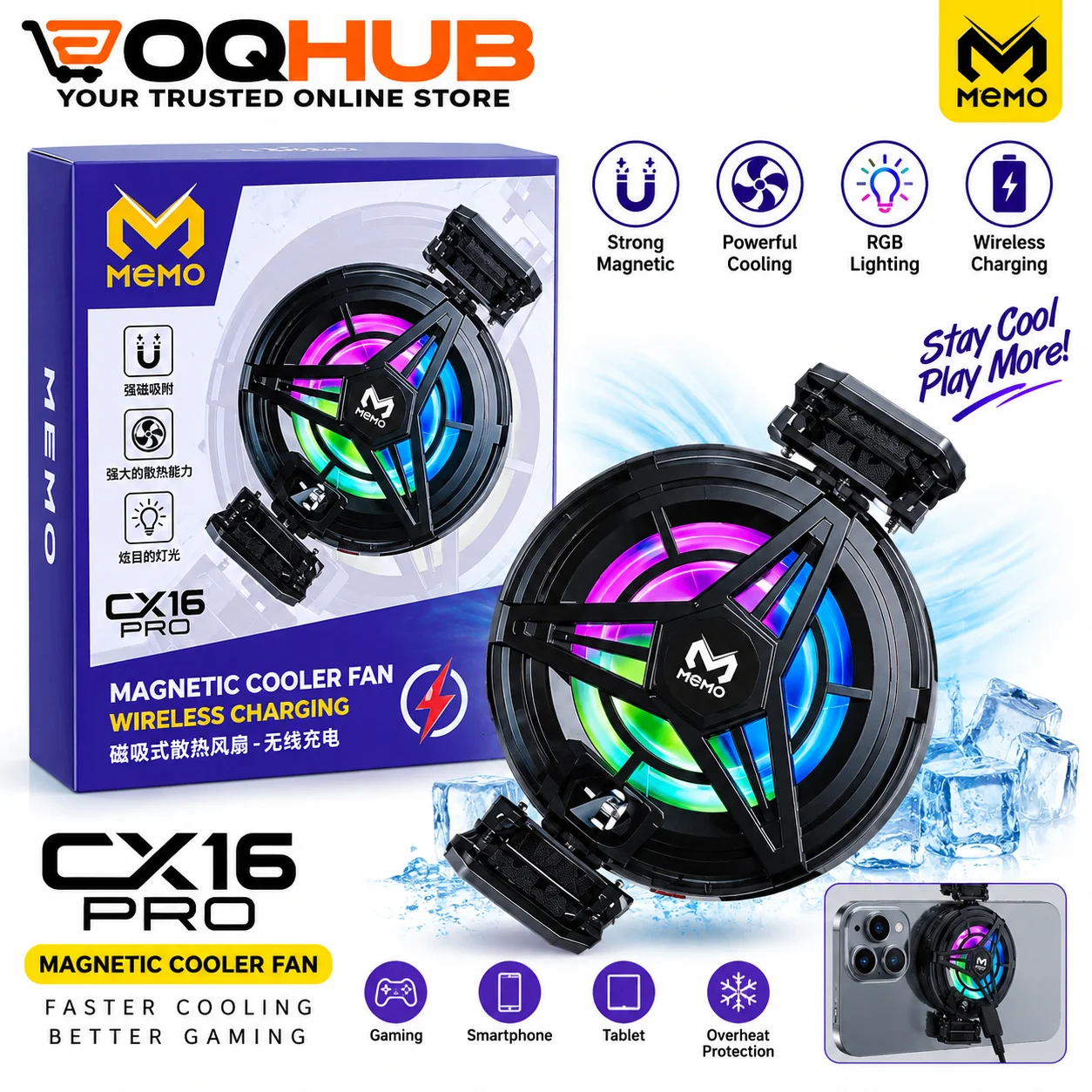 MEMO Phone Cooler Fan