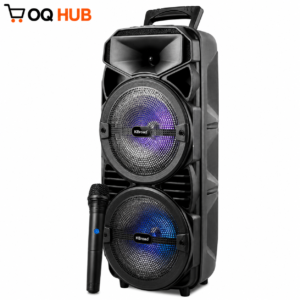 KTS-2411 Dual 8-inch Speaker with Wireless Mic