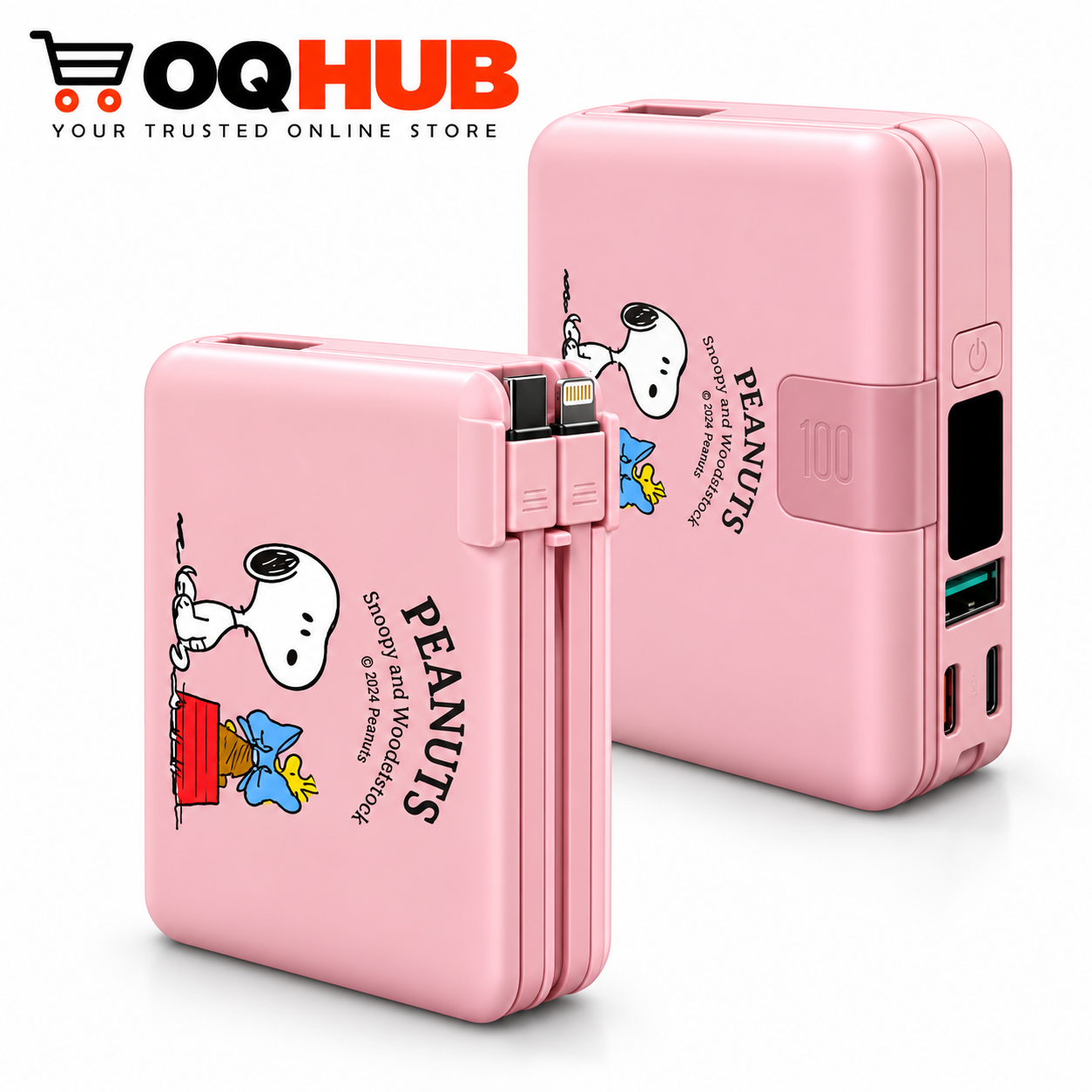 Snoopy 12000mAh Magnetic Wireless Power Bank – 22.5W Fast Charging
